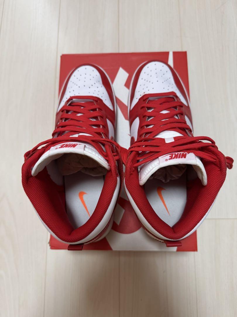 Nike Dunk High ChampionshipWhite and Red