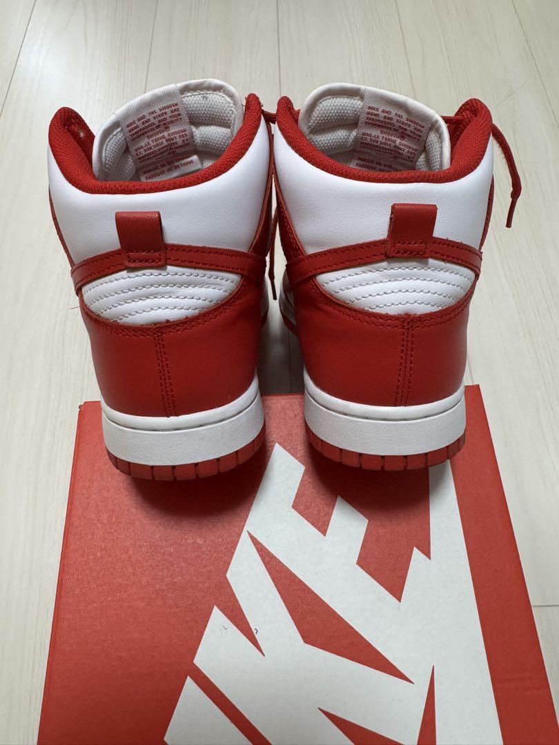 Nike Dunk High ChampionshipWhite and Red