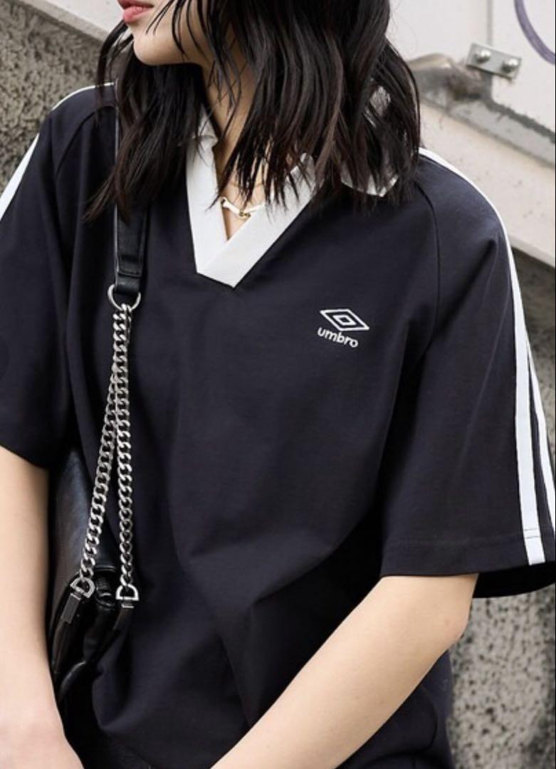 UMBRO x PUBLUX 袖ラインスキッパーTシャツ