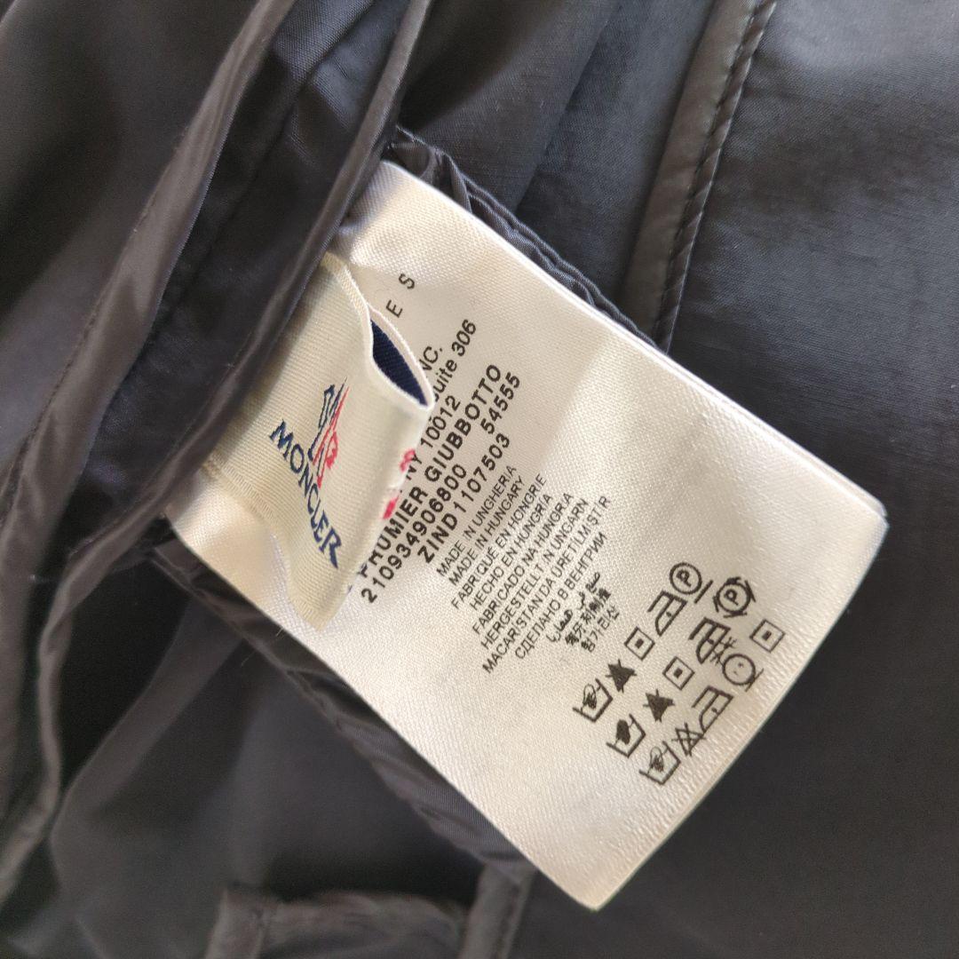 モンクレールMONCLERスプリングコート　紺色　1サイズ　美品