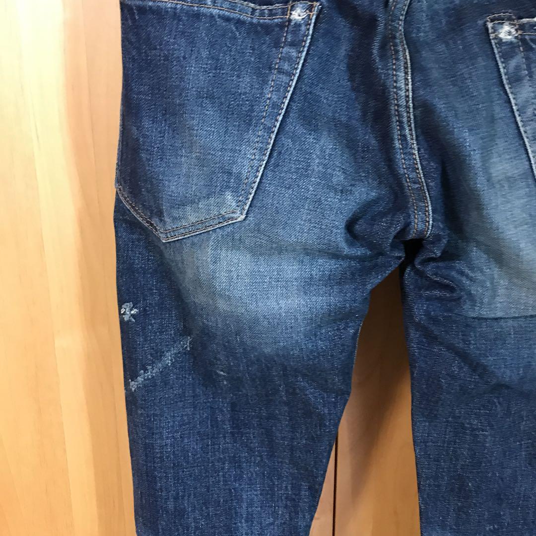 ヒステリックグラマー スタッズ付スリムフィットダメージ