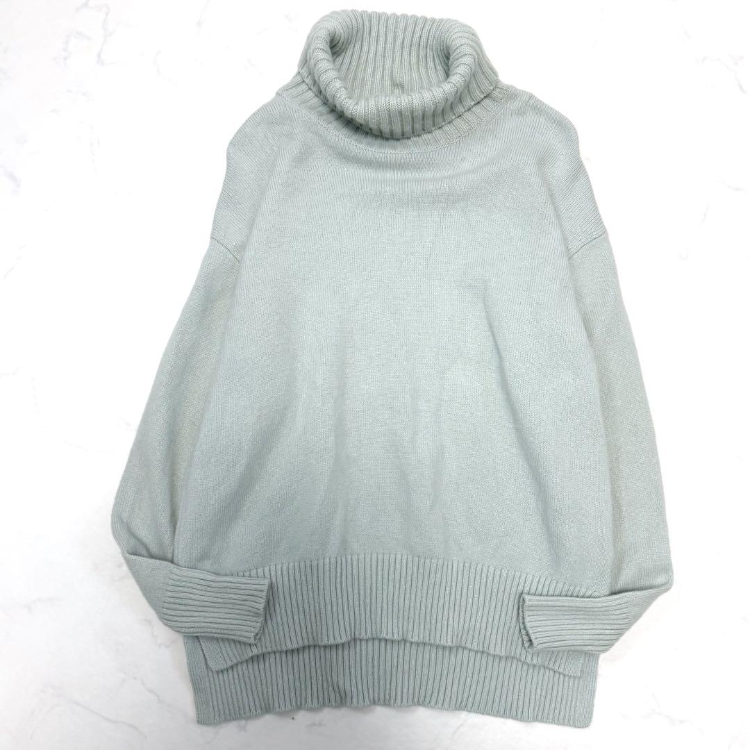 新品　PLST プラステ　 ウールカシミヤブレンド　タートルネック　ニット PLST ウールカシミヤブレンドタートルネックリラックスニット