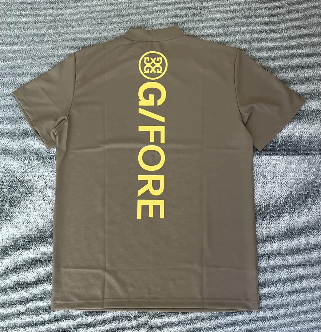 G/FORE ジーフォア Mサイズ MOCK NECK T-シャツ カーキ - メルカリ
