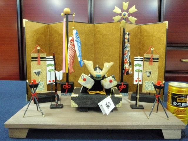 特価！◆新品♪50巾 ちりめん五月人形 兜飾り 鯉のぼりセット 日本製◆お年玉