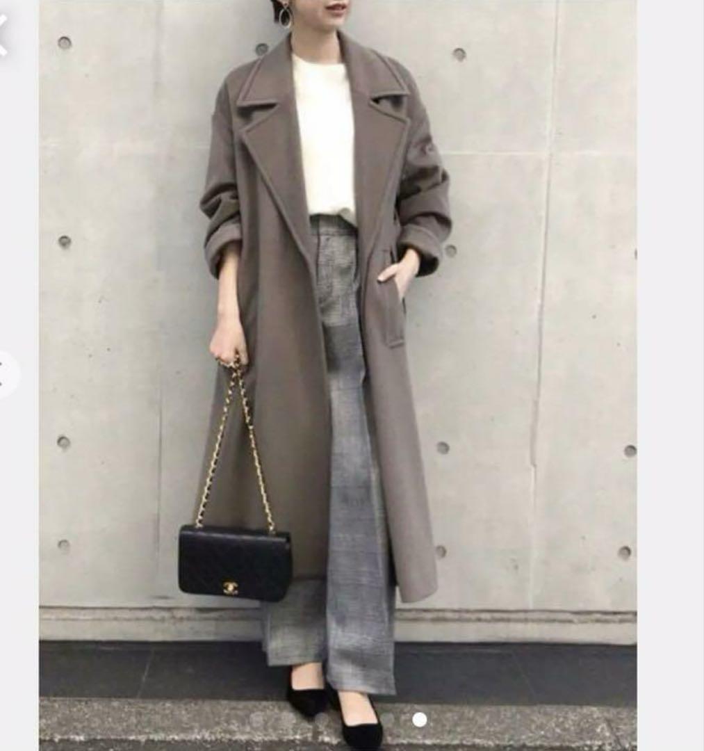 プラージュ リラックストレンチコート　ロングコート【定価5.7万】