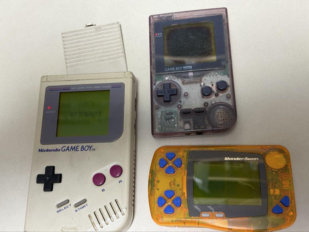 ゲームボーイ　ワンダースワン本体セット（ジャンク）