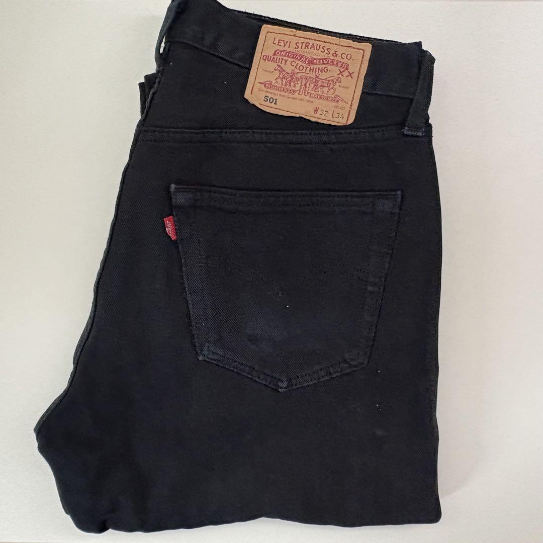 【90s】Levi's 501 ブラックデニム