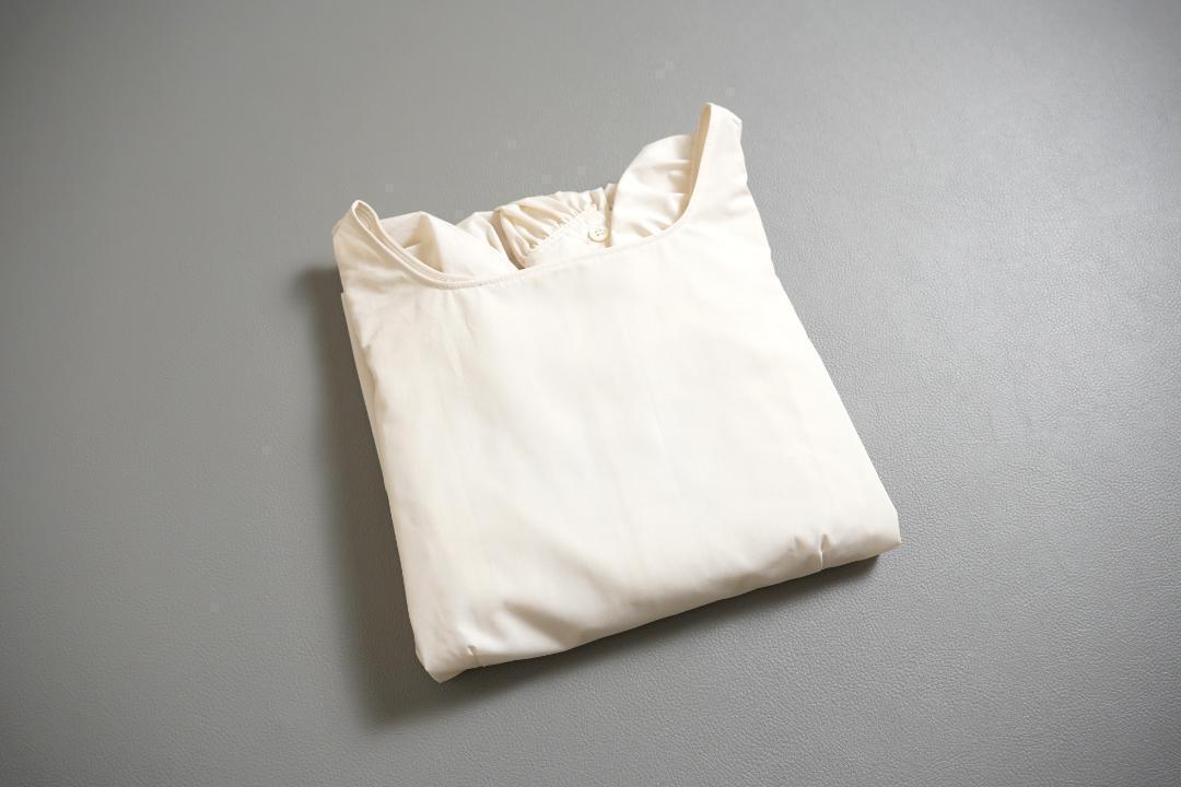 368t*美品 ロペ ROPE 前後2WAYギャザーボリュームスリーブ