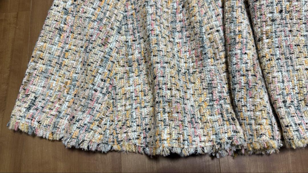 ANAYI - 新品 極美品 ANAYI アナイ ツイードスカート フレア