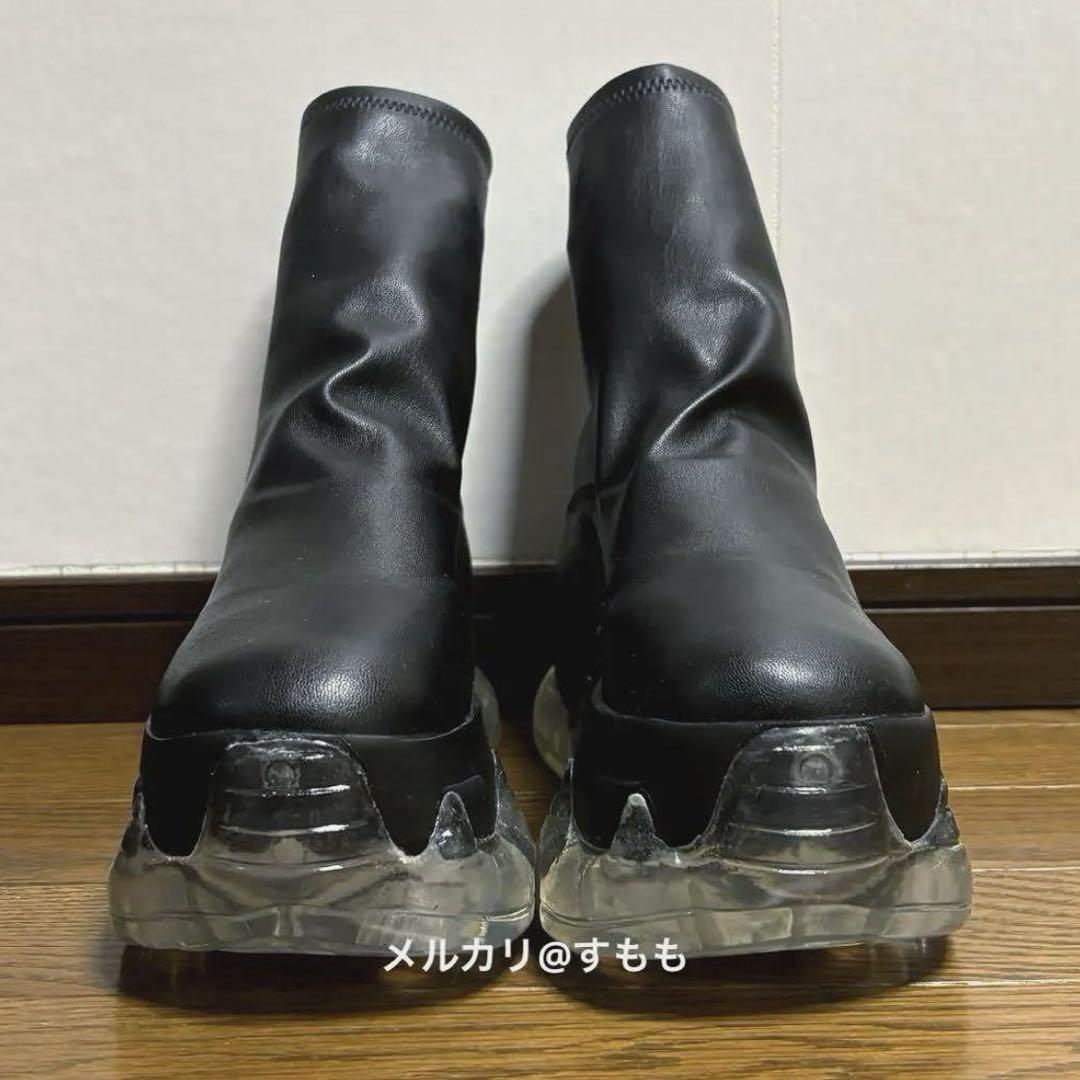 厚底 スニーカー ブーツ ユニセックス グランジ ニューロック