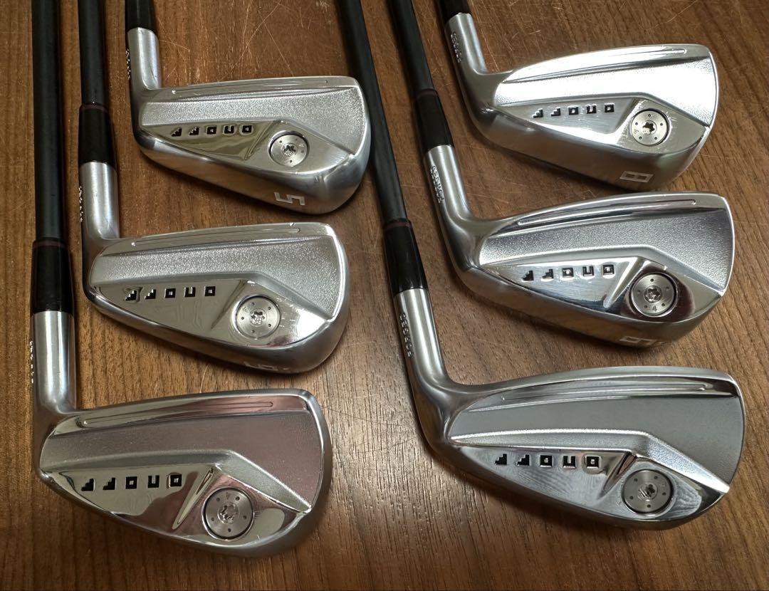 【美品】ONOFF KURO オノフ クロ 2024 アイアン 5〜PW 6本