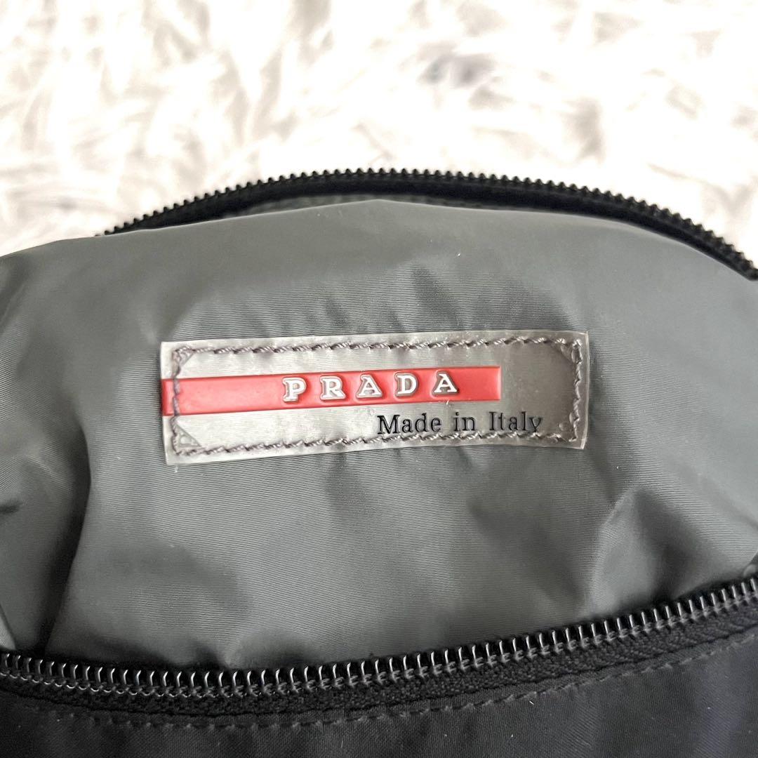 極美品 プラダスポーツ ミニボストン ハンドバック ブラック