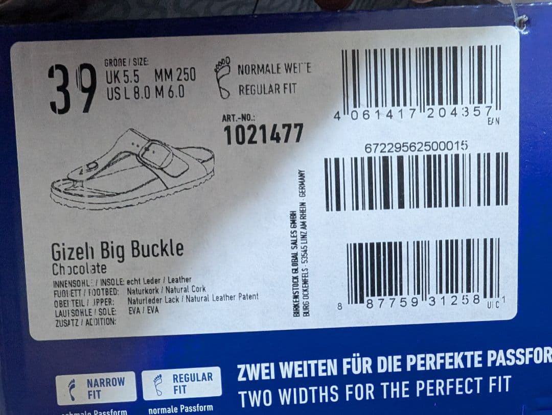 ビルケンシュトック　BIRKENSTOCK GIZE BIG BUCKLE