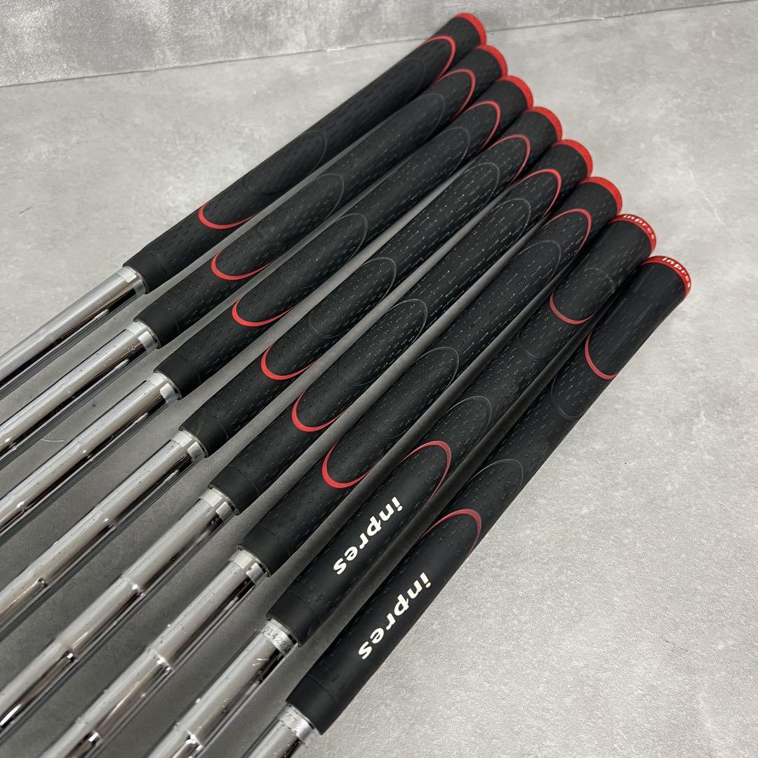 良品　ヤマハ　インプレス X　D Steel　メンズゴルフアイアン8本セット　S