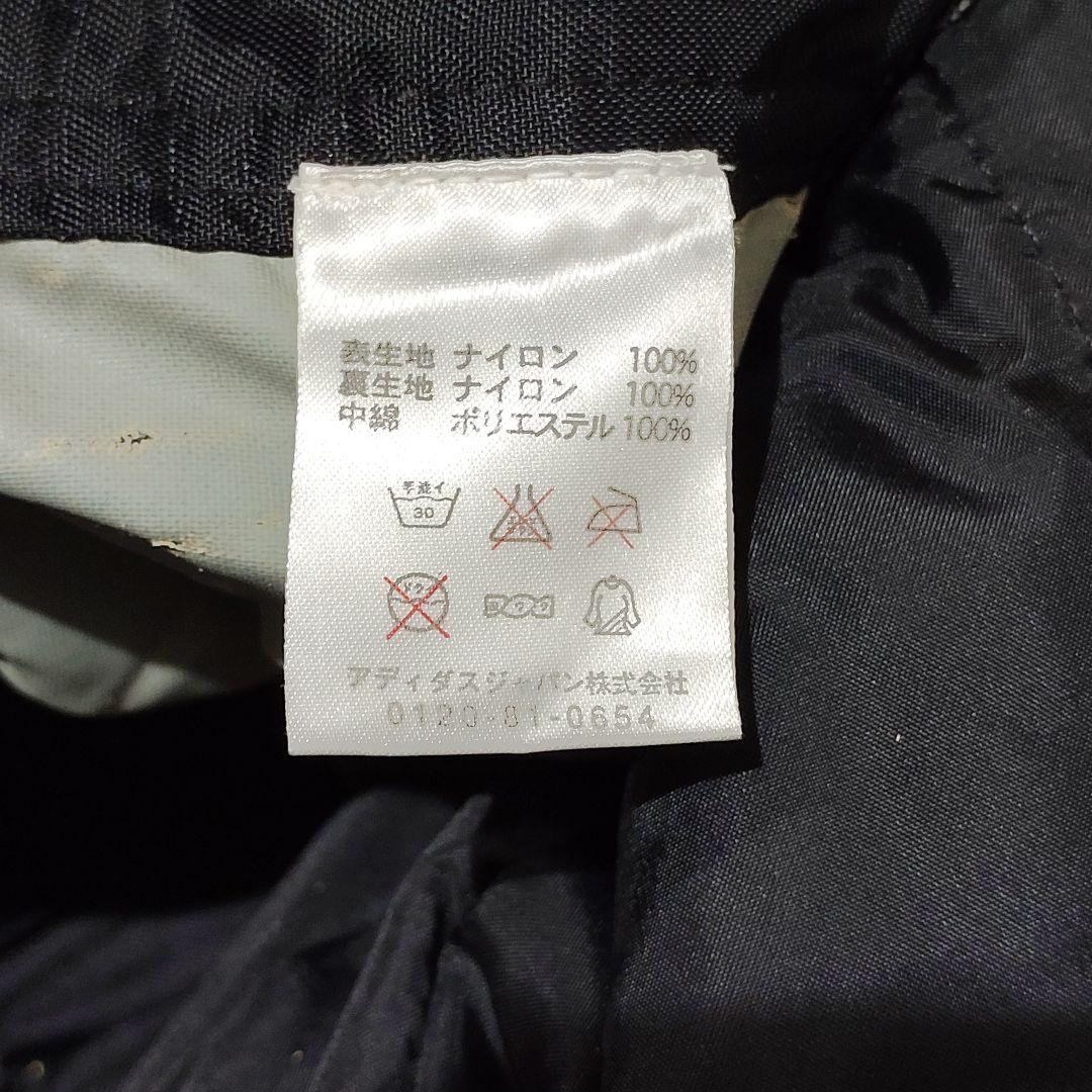 adidas　ACミラン　ベンチコートジャケット　黒/赤/万国旗　2XO