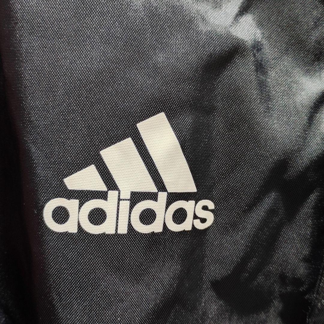 adidas　ACミラン　ベンチコートジャケット　黒/赤/万国旗　2XO