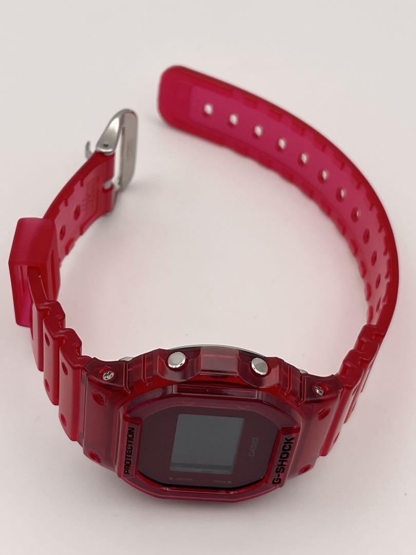 G-SHOCK 未使用 DW-5600SB-4JF レッドスケルトン カシオ赤