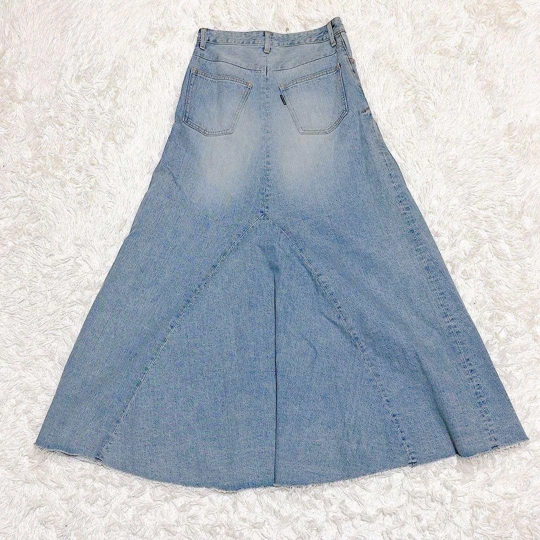 極美品MADISONBLUE 5POCKETREMAKE デニム ロングスカート