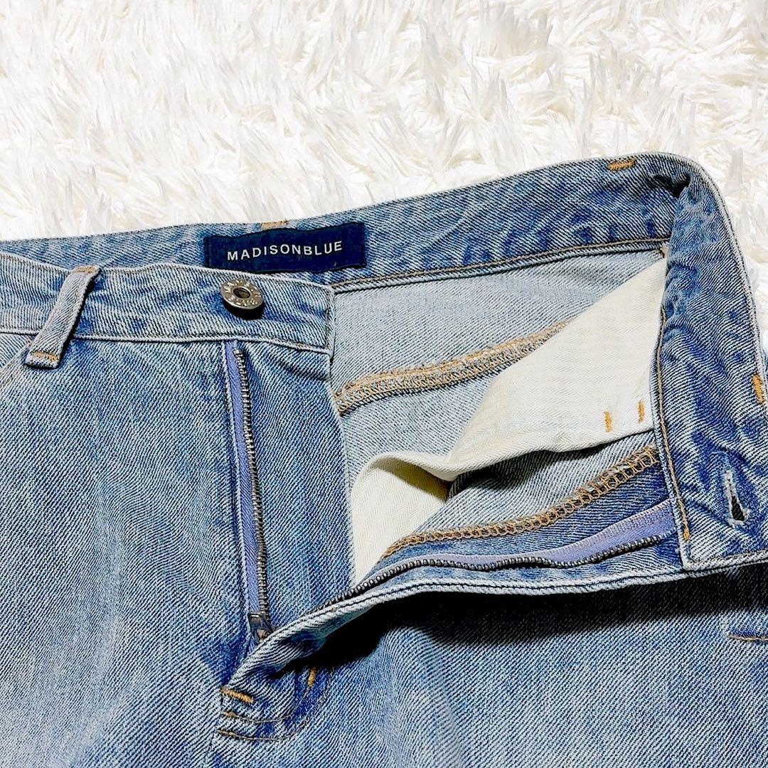 極美品MADISONBLUE 5POCKETREMAKE デニム ロングスカート