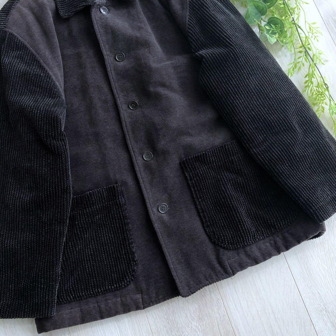 希少 80s VINTAGE ビンテージ ブルゾン アウター 深リム M 古着