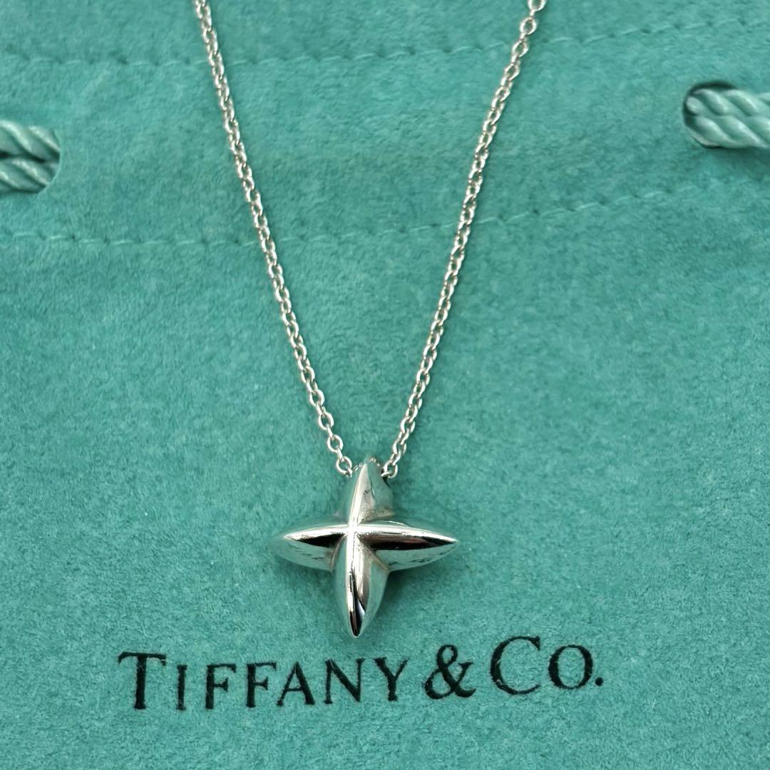 TIFFANY&CO.【美品】シリウススターネックレス　シルバー　ヴィンテージ