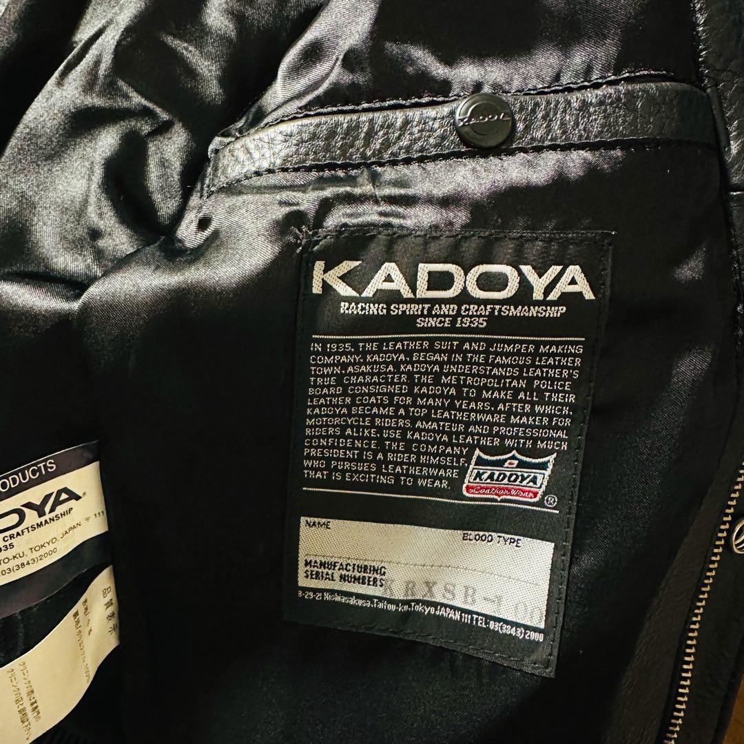 ✨KADOYA カドヤ 牛革 レザージャケット M✨