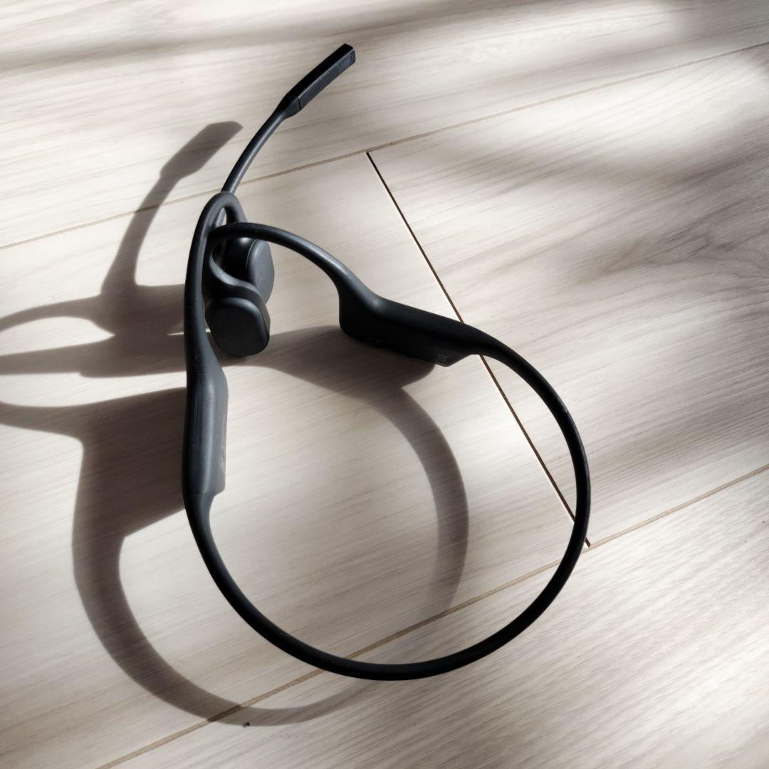イヤホン AFTERSHOKZ OPENCOMM Black ASC100 Amazon.co.jp: 公式ストア正規品】 Shokz OpenComm 骨伝導
