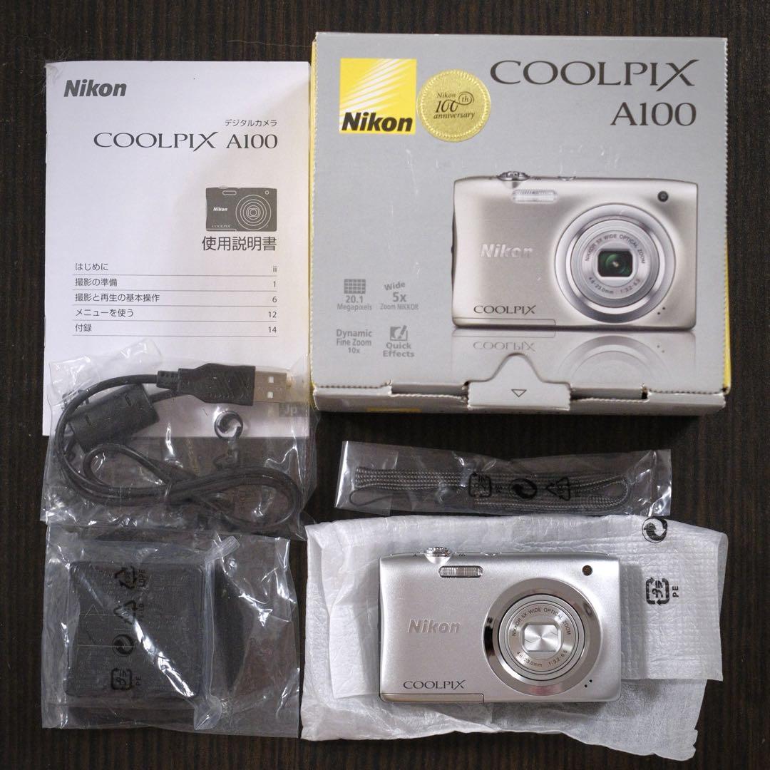 未使用品！ 名機動作品 平成レトロ CCD Nikon COOLPIX A100