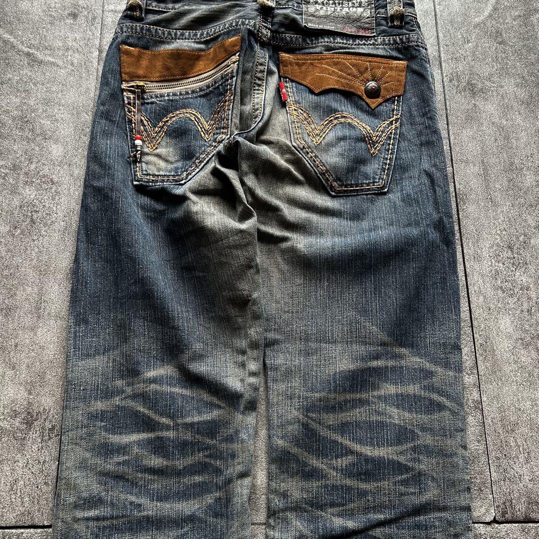 パンツ archive grunge edwin damage denim pants