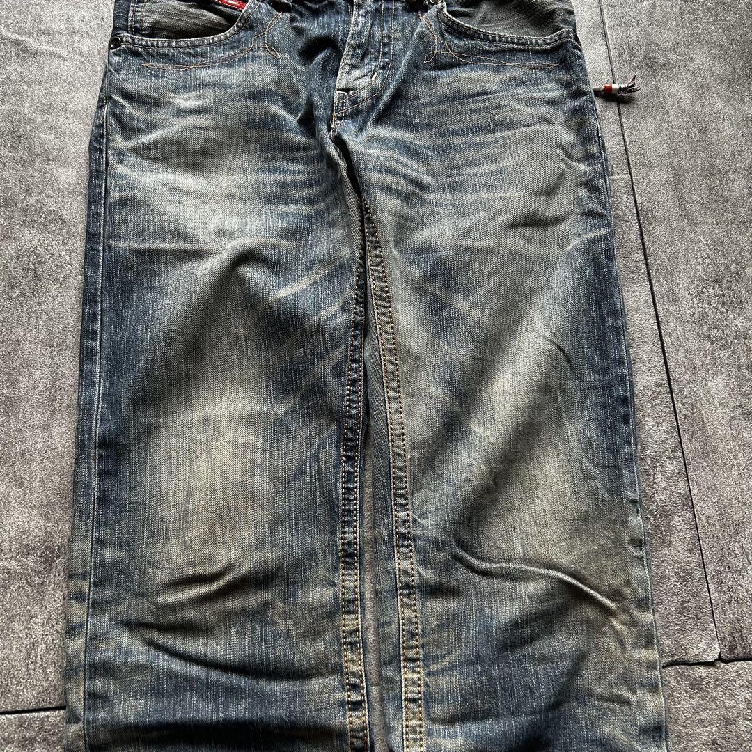 パンツ archive grunge edwin damage denim pants