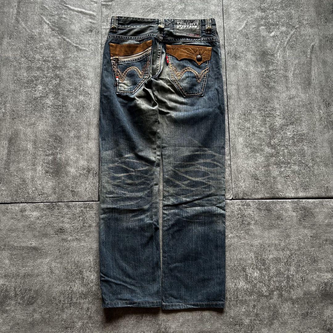 パンツ archive grunge edwin damage denim pants