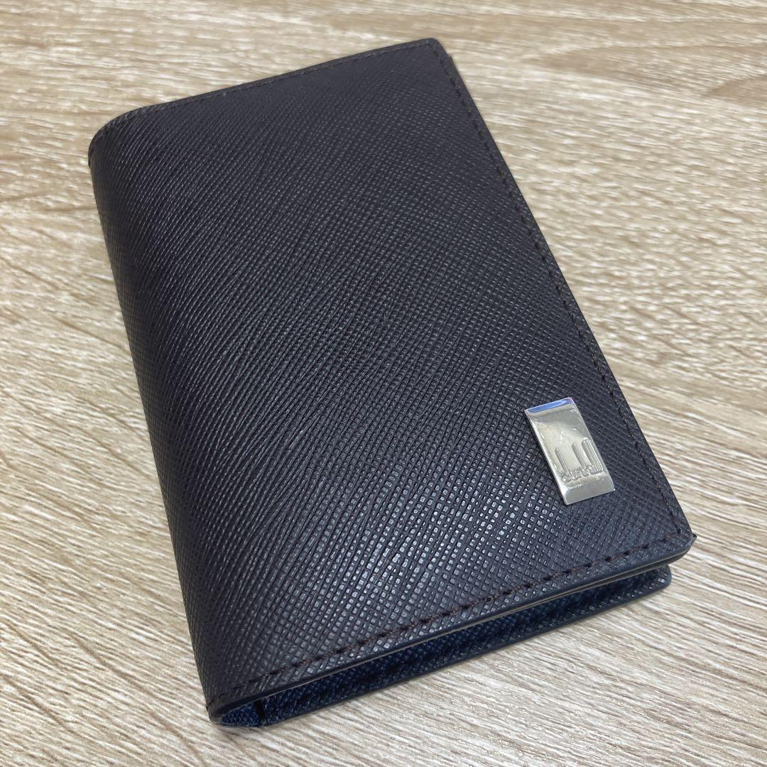 dunhill ダンヒル 名刺入れ ダークブラウン - メルカリ