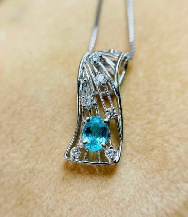 紫陽花様二点分です 【ブラジル産世界三大希少石】パライバトルマリン