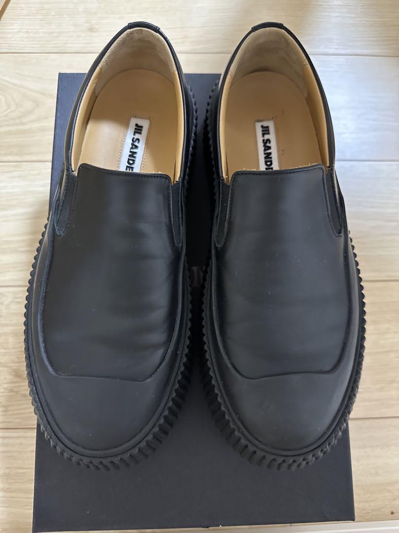 JIL SANDER ジルサンダー/レザースリッポンスニーカー 画像2