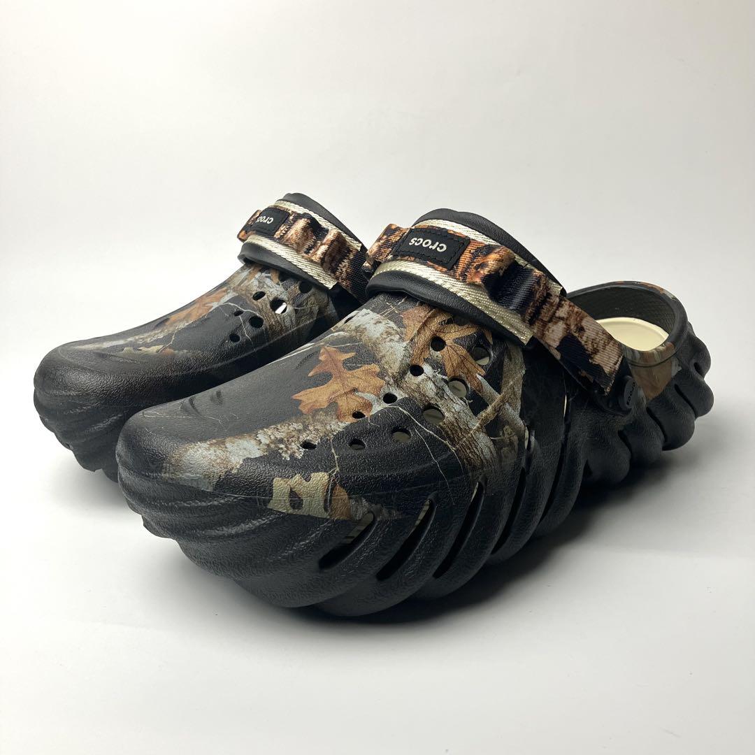 【未使用】CROCS クロックス　エコークロッグ　リアルツリーエッジ　希少　27 未使用】CROCS クロックス エコークロッグ リアルツリーエッジ