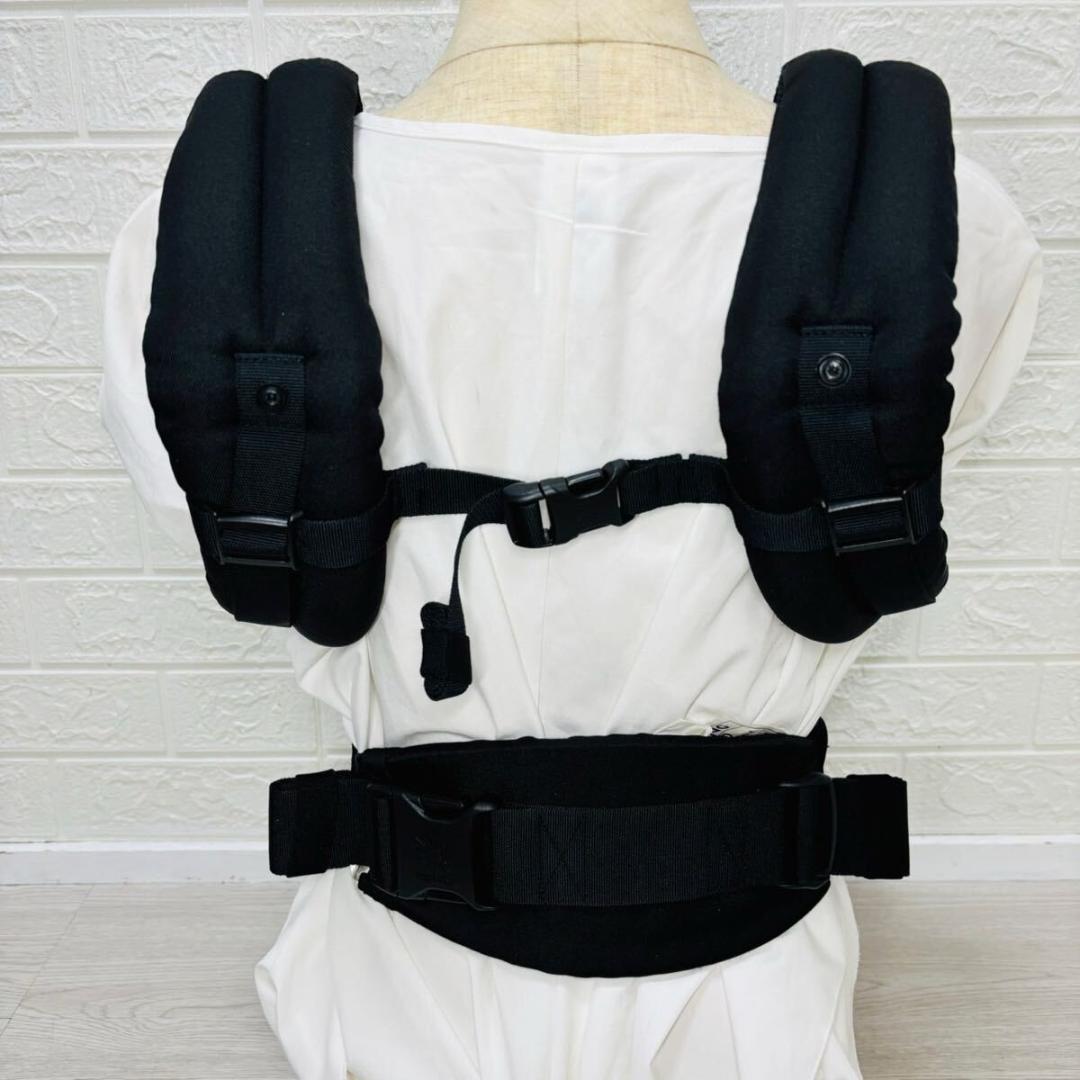 【手洗い済み】美品 エルゴベビー オムニ360クールエア オニキスブラック