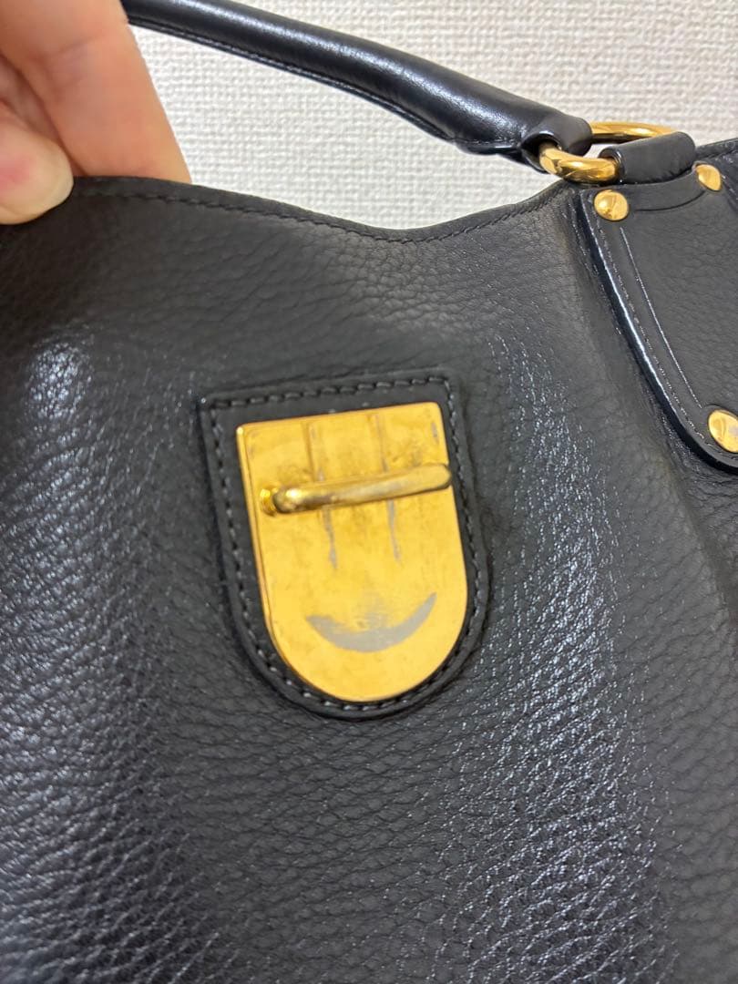 【PRADAプラダ】本革ハンドバッグ
