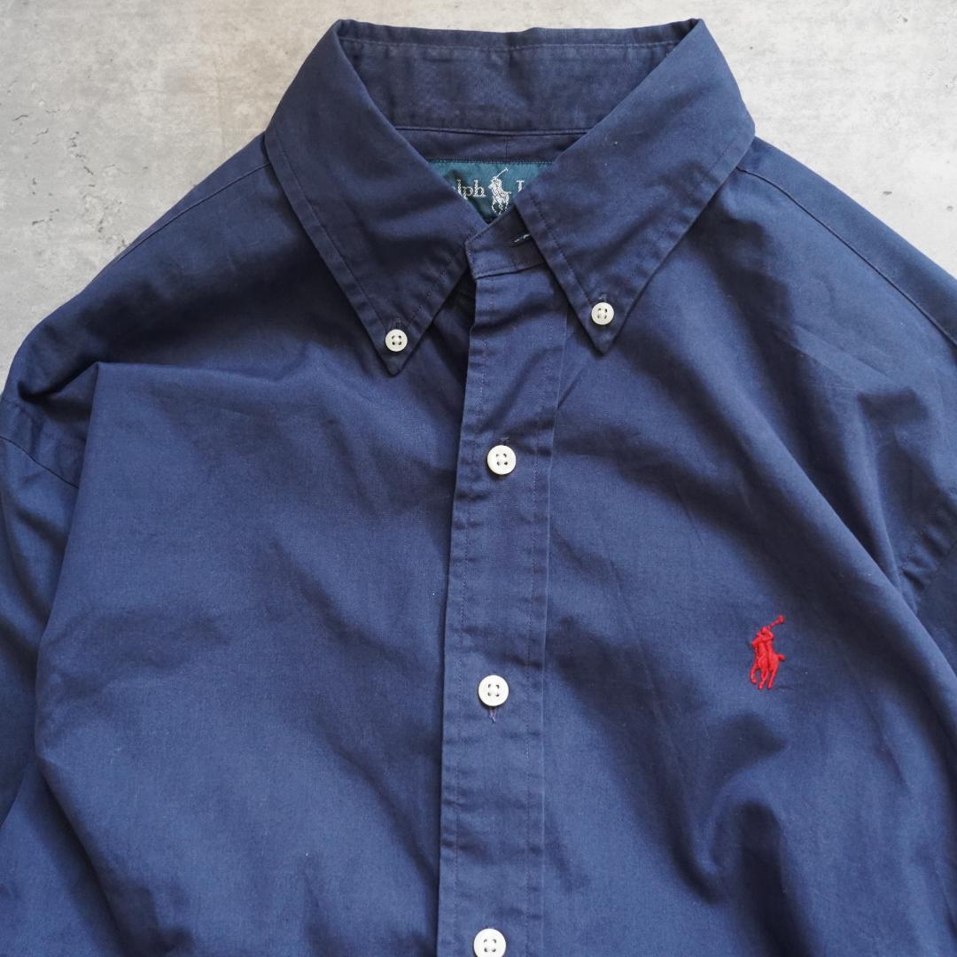 未使用Polo Ralph Lauren ネイビー 長袖シャツ L Polo Ralph Lauren 長袖シャツ ネイビー Sサイズ - メルカリ