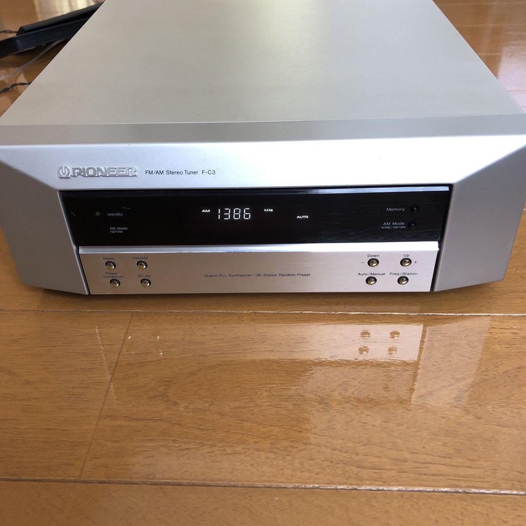 PIONEERアンプ、チューナーセット　A-C3、F-C3