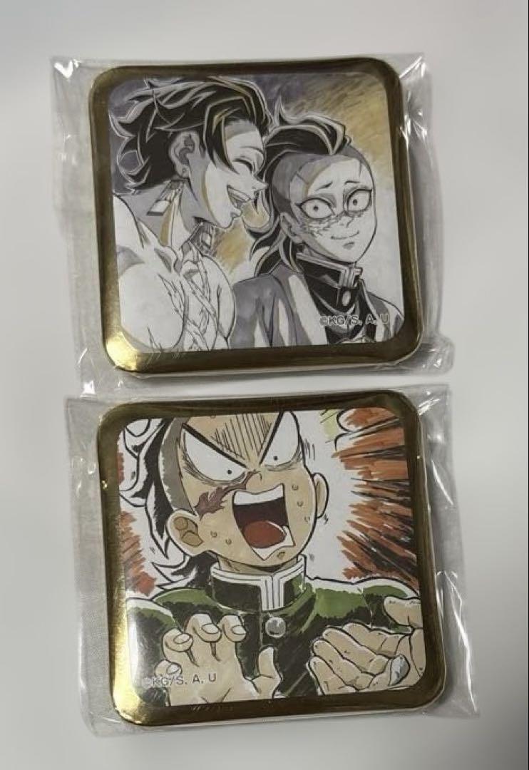鬼滅の刃 ダイニング ヒロマ お楽しみくじ スクエア缶バッジ 15個セット 鬼滅の刃 ダイニング お楽しみくじ スクエア缶バッジ 竈門炭治郎