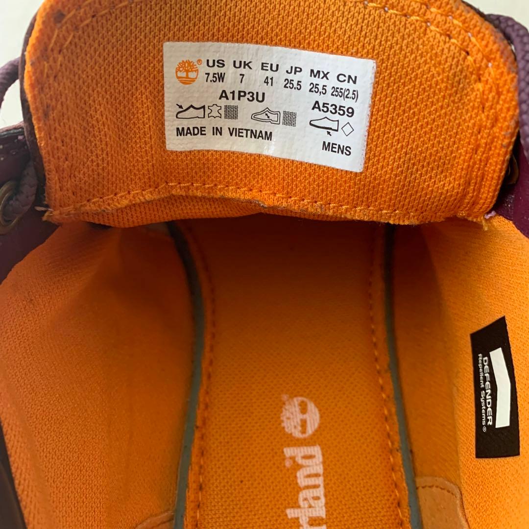 極美品【ティンバーランド】ユース ベーシック オックス A1P3U[25.5