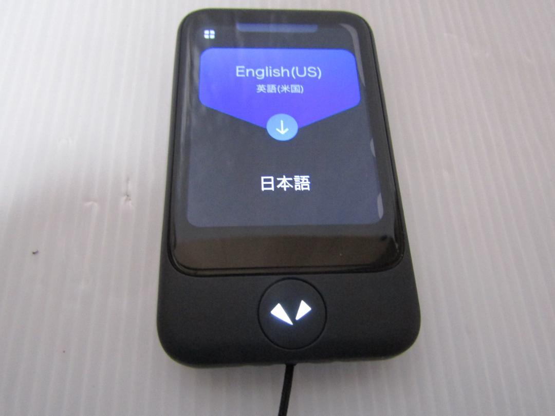 A1743 美品 ポケトークs ホワイト PTSGW 翻訳機 - メルカリ