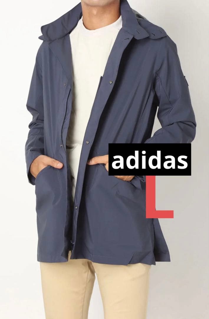 アディダス ゴルフ 長袖ウインドブレーカー ミドルレングス コート LL adidas golf