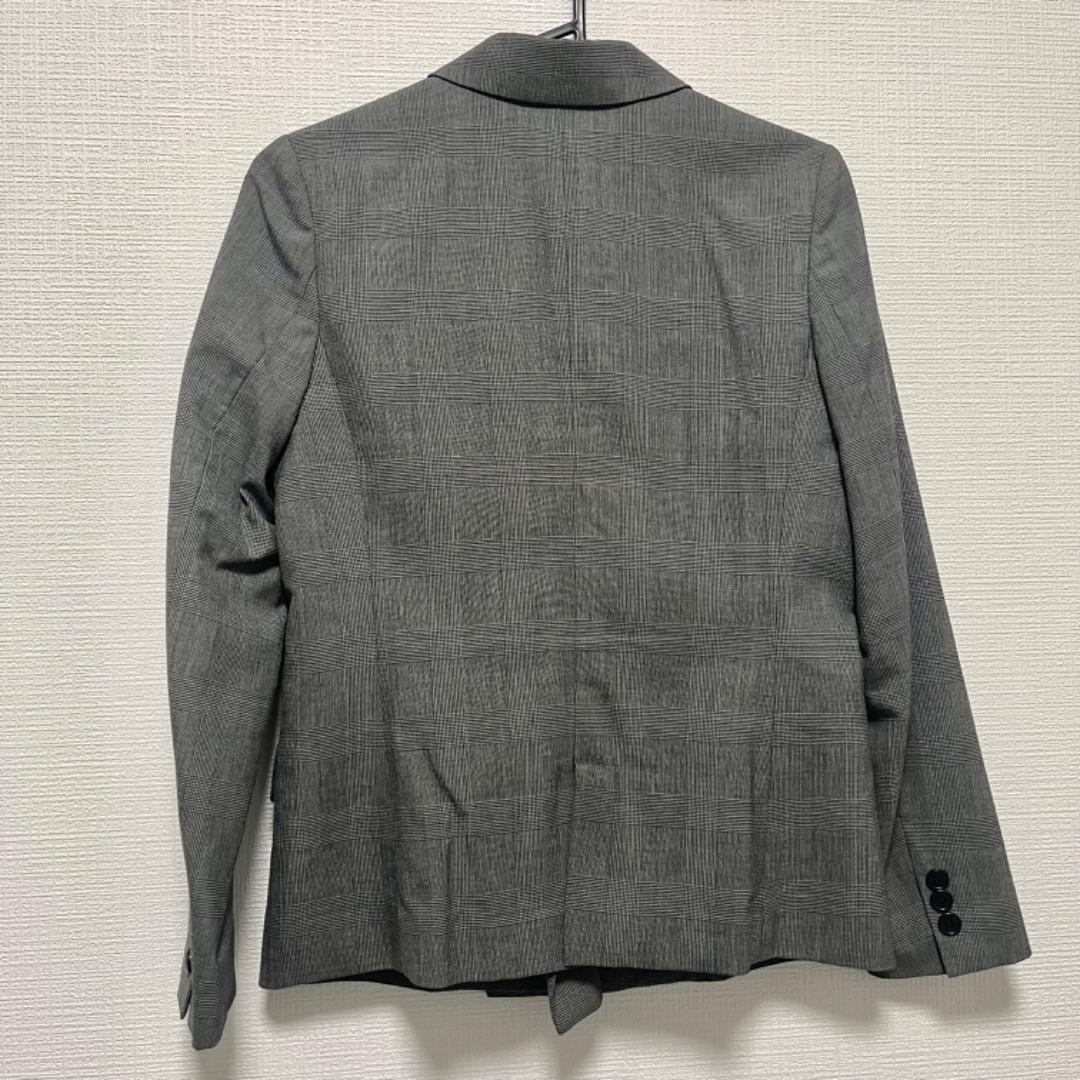 洋服の青山　アンカーウーマン　チェック柄　ジャケット　ワイドパンツ　セットアップ