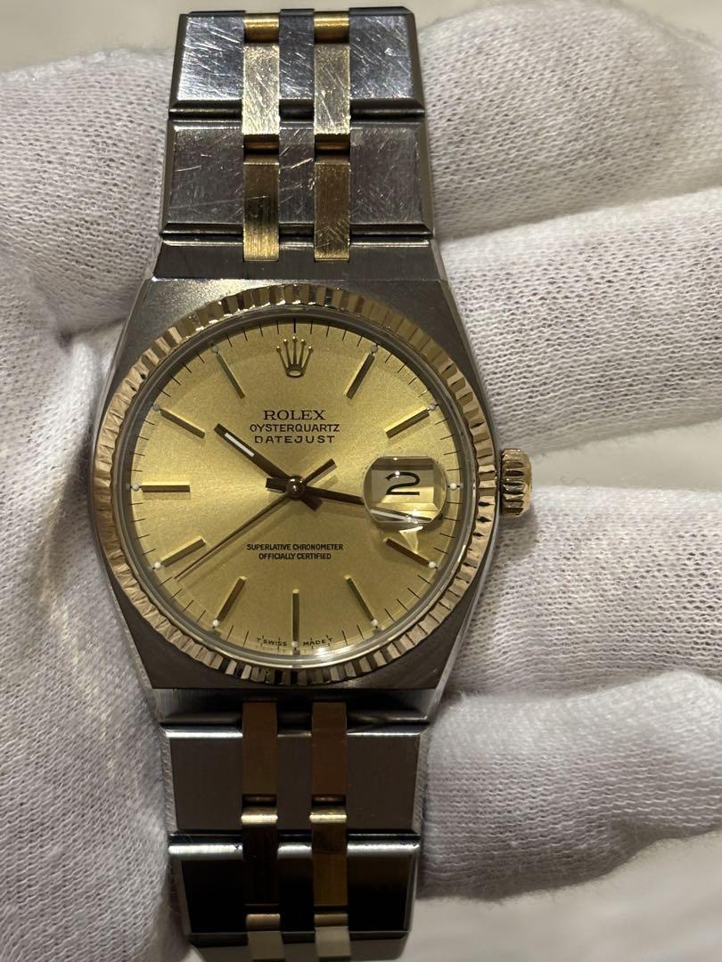 美品 ROLEX 17013 メンズ 腕時計 18金 コンビ フルコマ