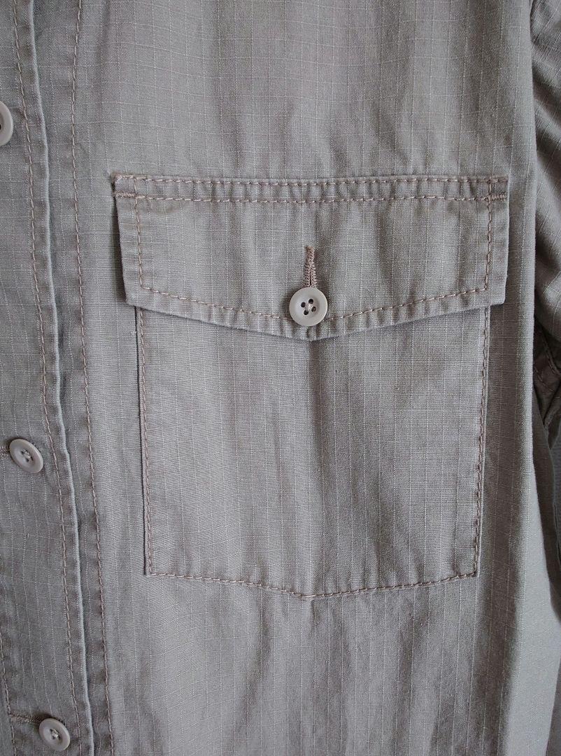 【美品】Spick&Span リップストップアーミーシャツ