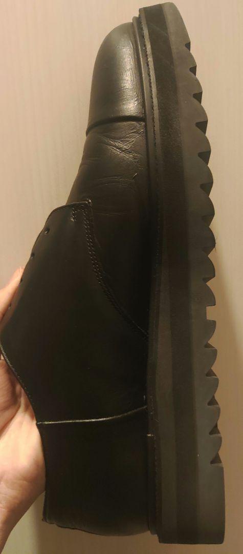 【THE ONITSUKA】厚底ダービー ペンキ 外羽根