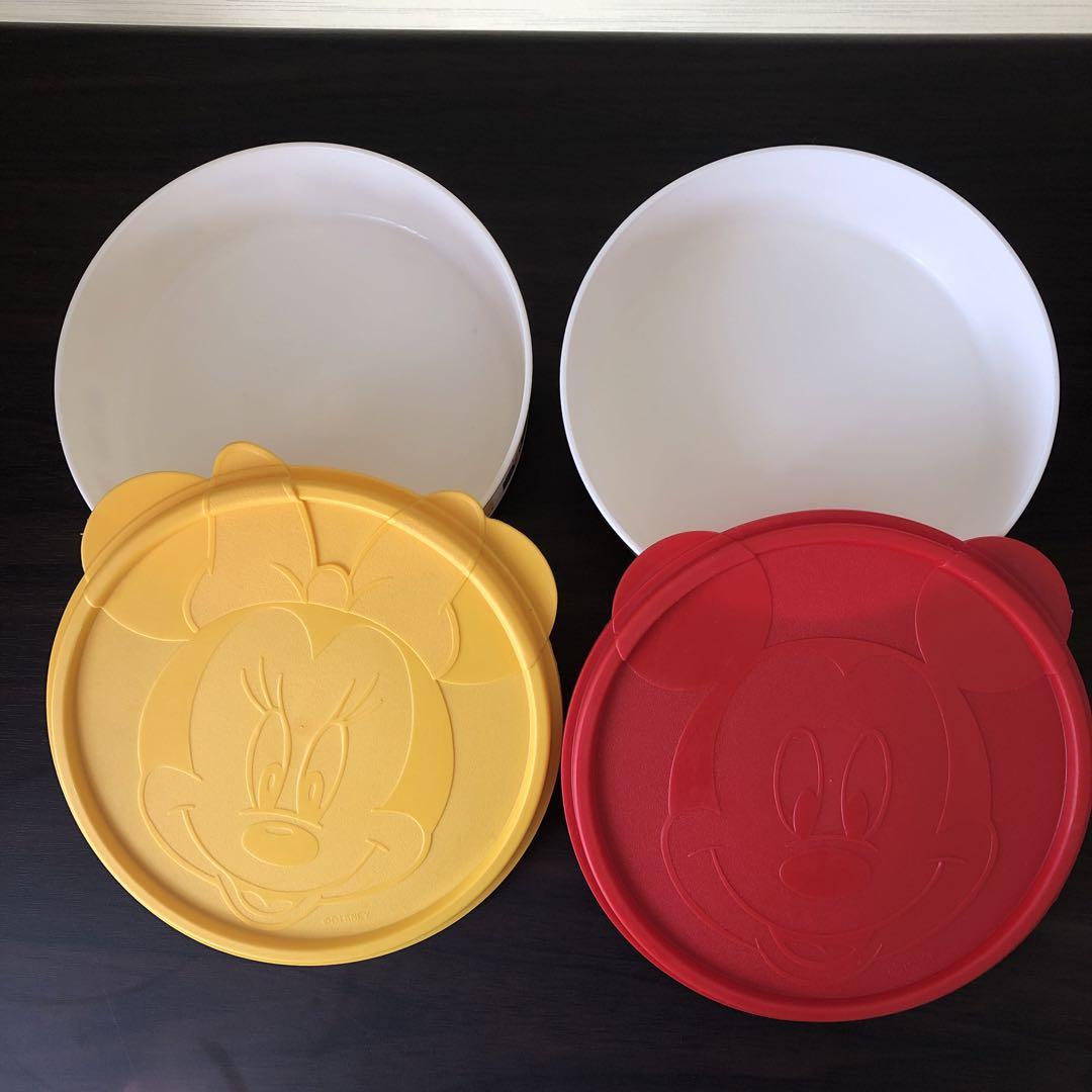 タッパーウェアディズニーデザン未使用美品弁当箱キッチン雑貨タッパ道具