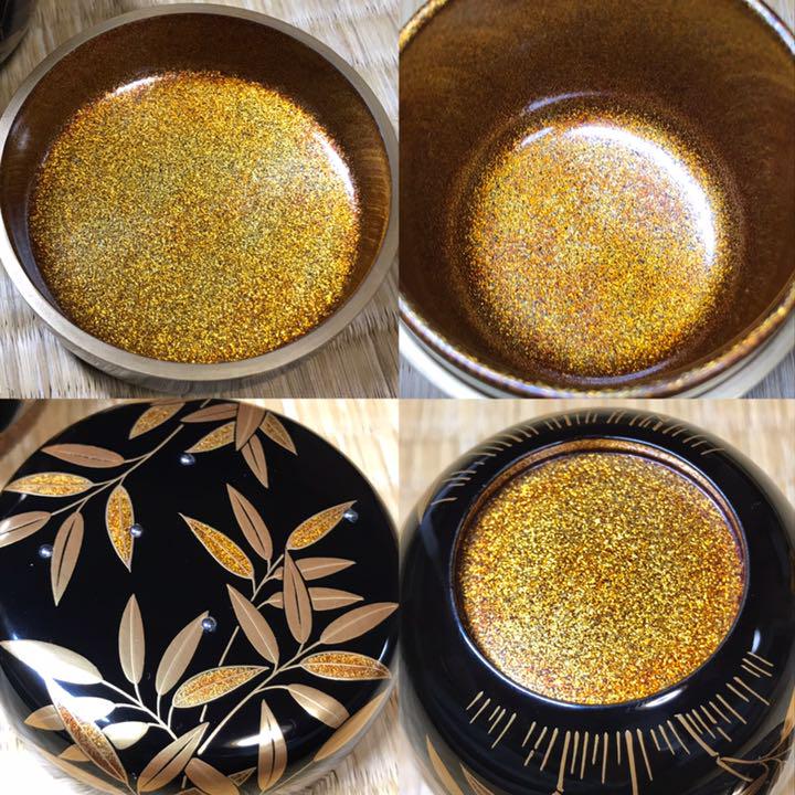 茶道具 中村光佑 作 共箱 紙箱付 oa0SO-m18445769551 露笹 蒔絵 大棗 大人気定番