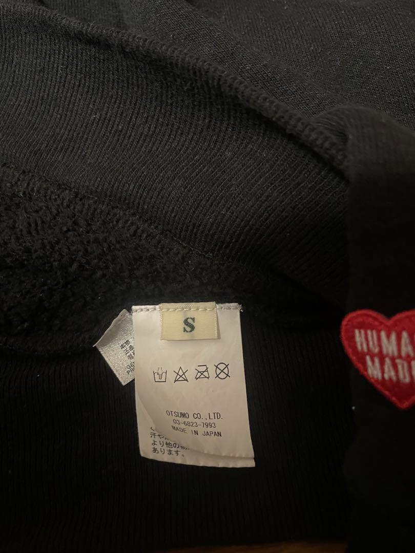 HUMAN MADE ヒューマンメイド　ハーフジップ スウェット S
